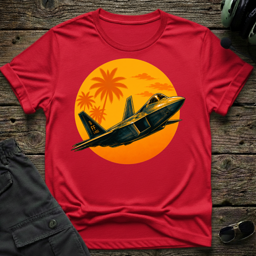 F-22 Tropic Sunset T-shirt