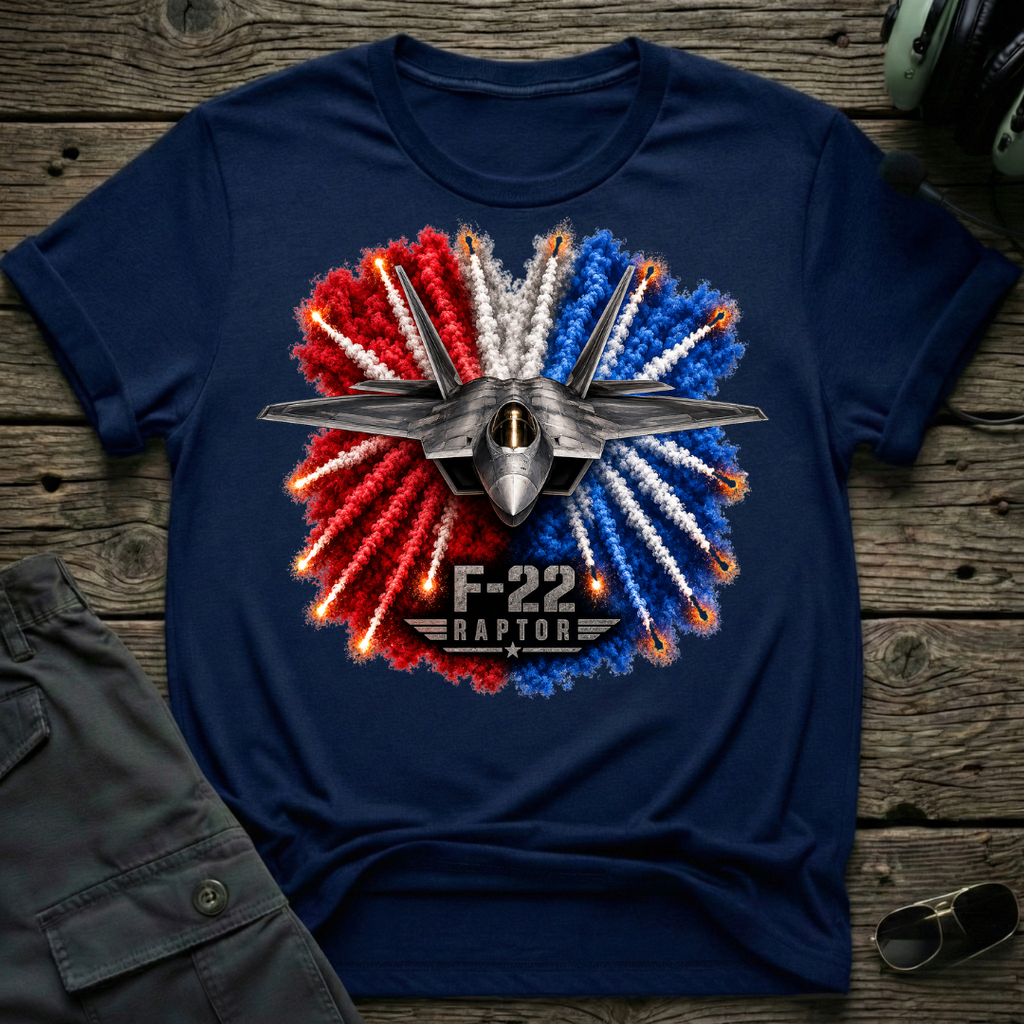 F-22 Fireworks T-shirt