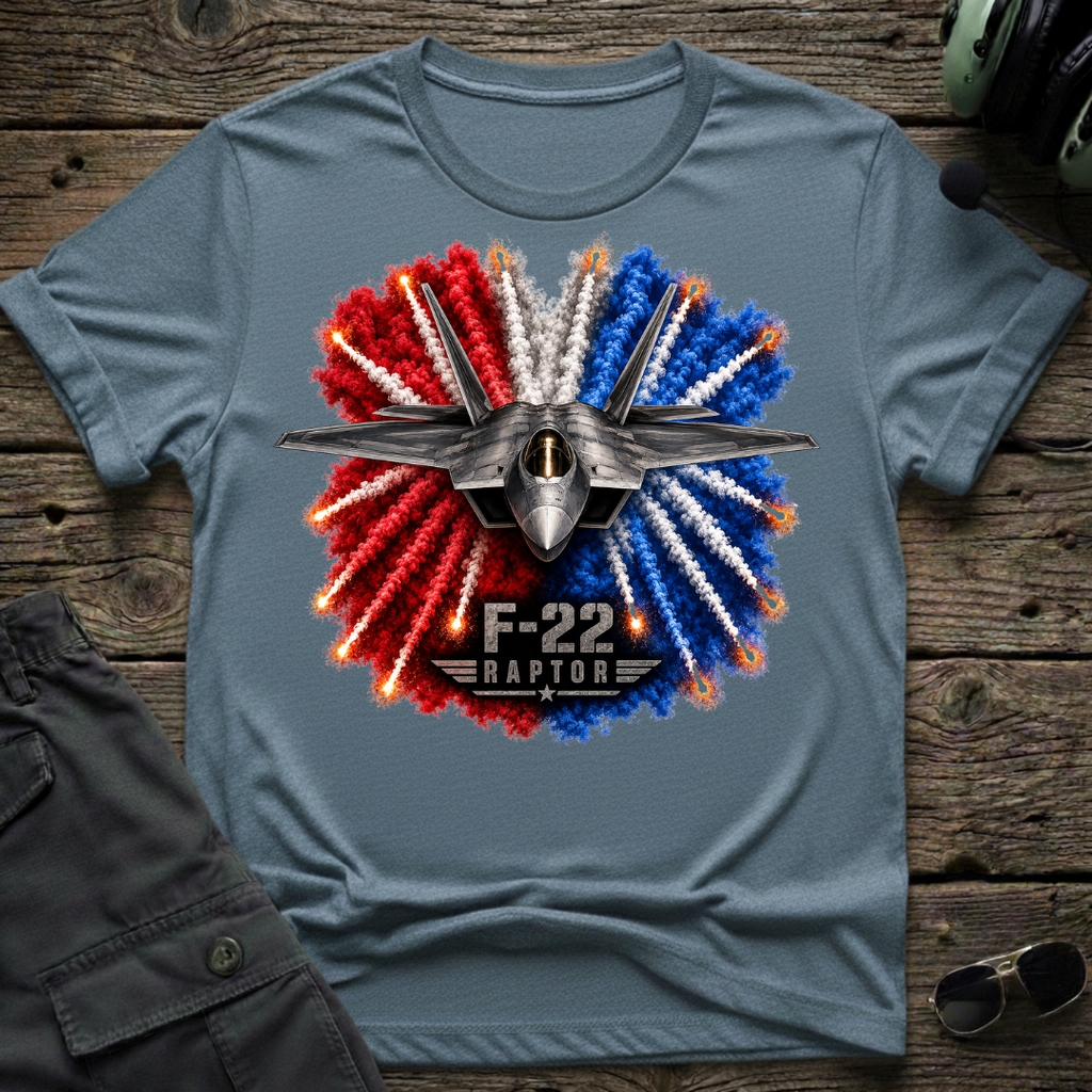 F-22 Fireworks T-shirt