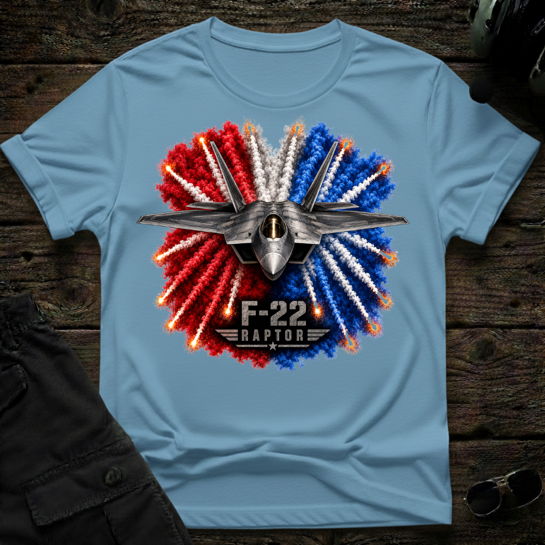 F-22 Fireworks T-shirt