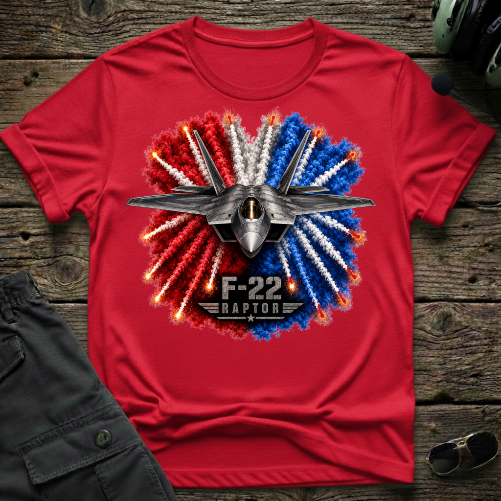 F-22 Fireworks T-shirt
