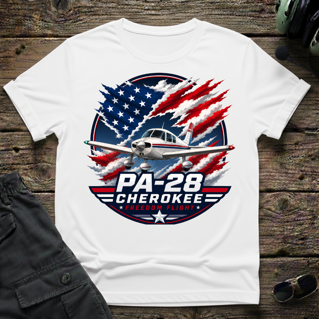 PA-28 Cherokee Freedom Flight T-shirt
