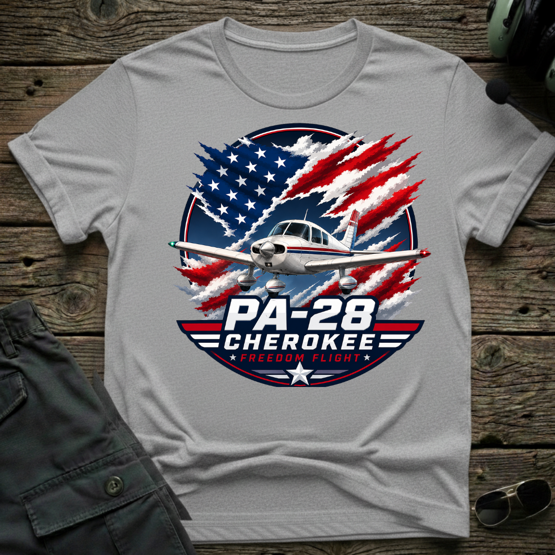 PA-28 Cherokee Freedom Flight T-shirt