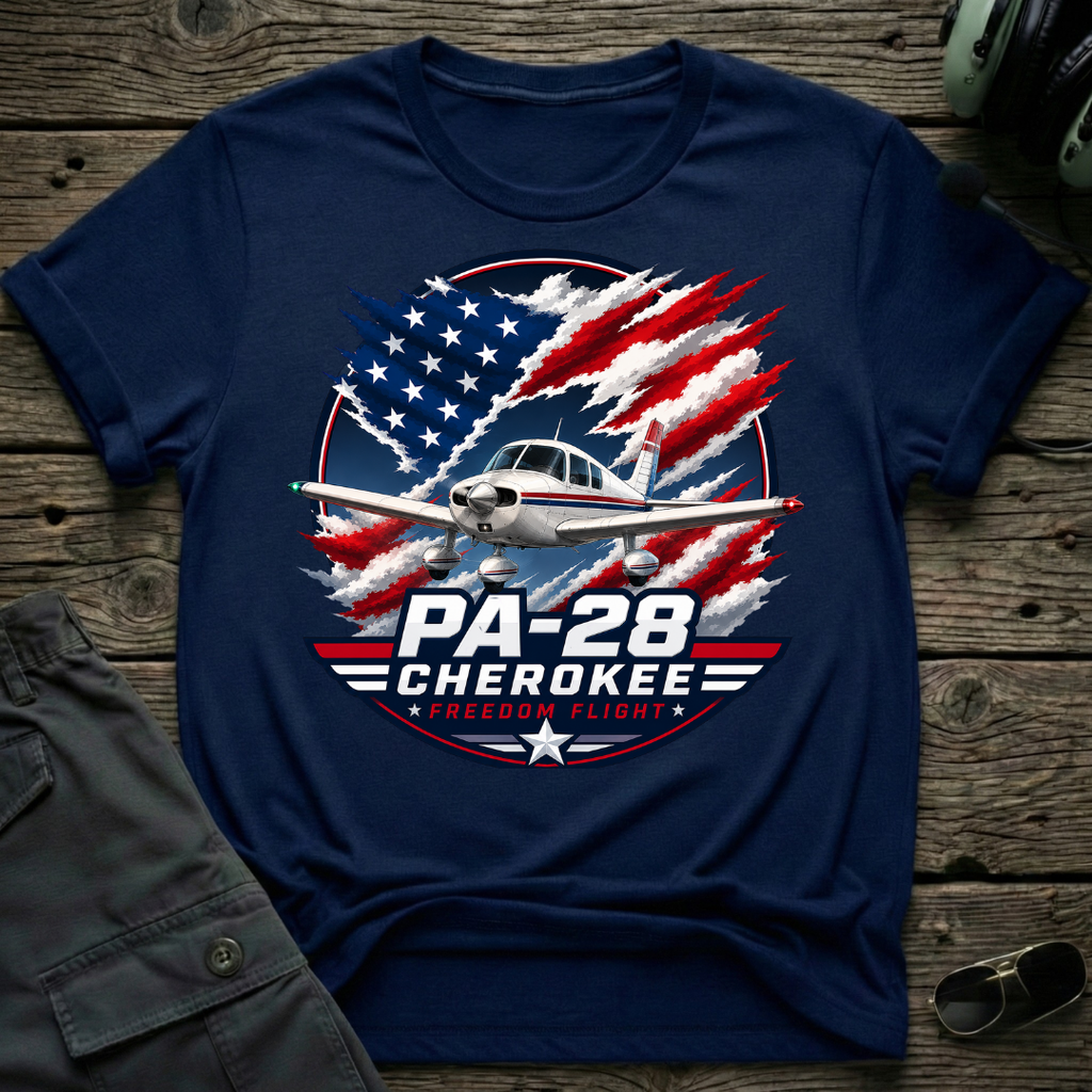PA-28 Cherokee Freedom Flight T-shirt