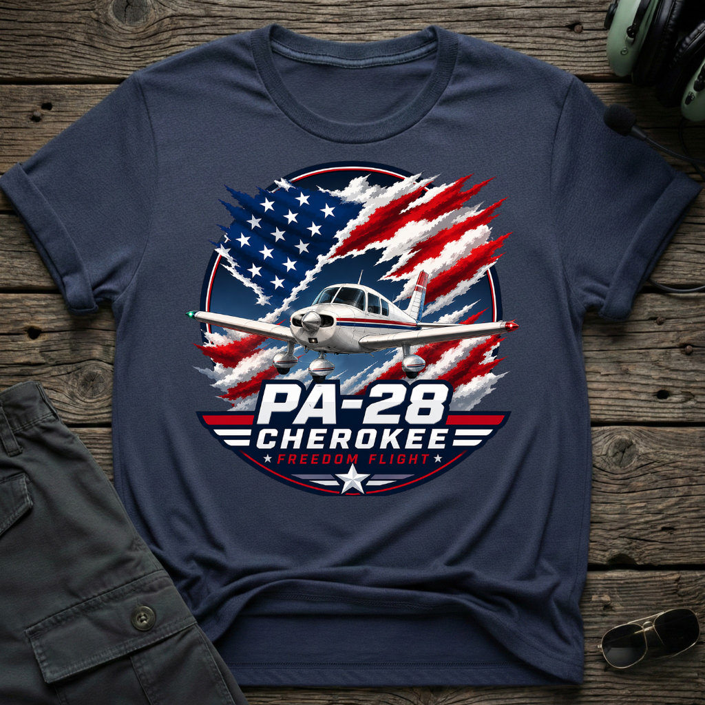 PA-28 Cherokee Freedom Flight T-shirt