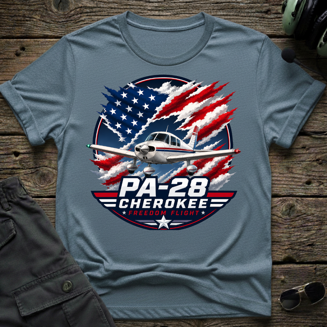 PA-28 Cherokee Freedom Flight T-shirt