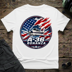A-36 Bonanza Freedom Flight T-shirt