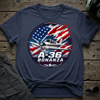 A-36 Bonanza Freedom Flight T-shirt