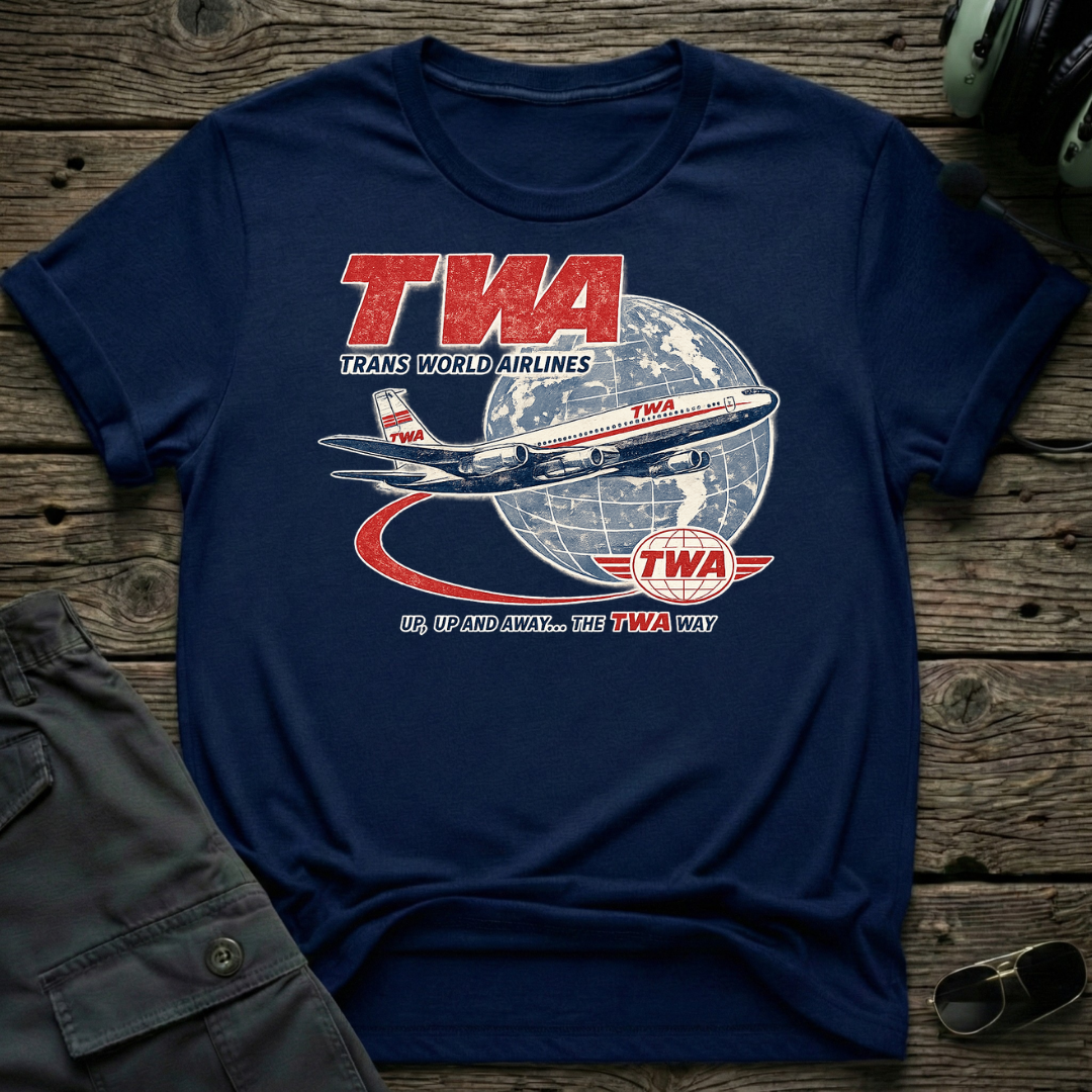 Up Up and Away TWA T-shirt