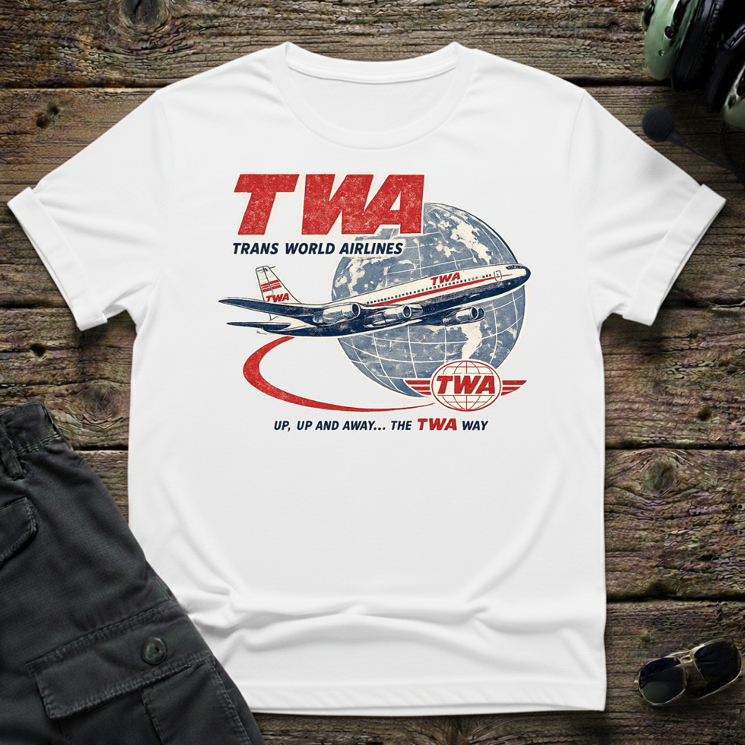 Up Up and Away TWA T-shirt