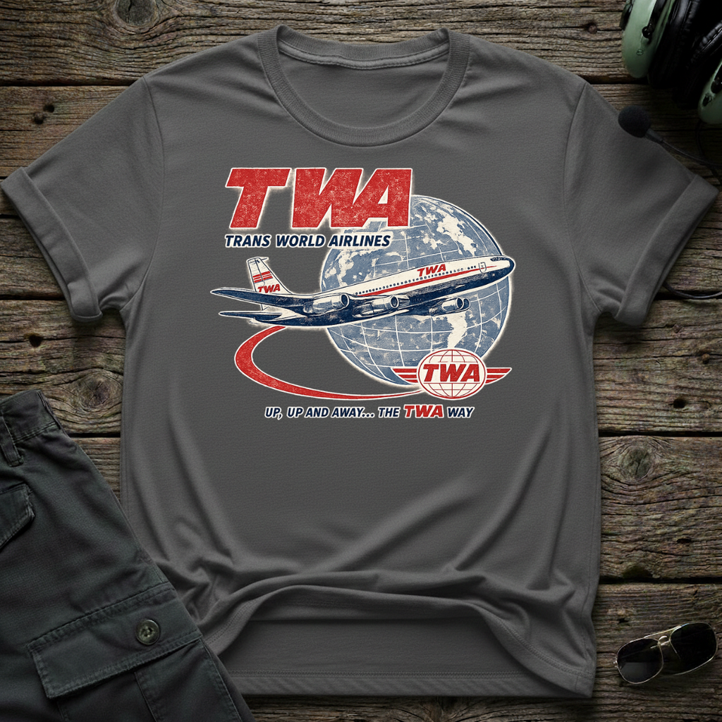 Up Up and Away TWA T-shirt