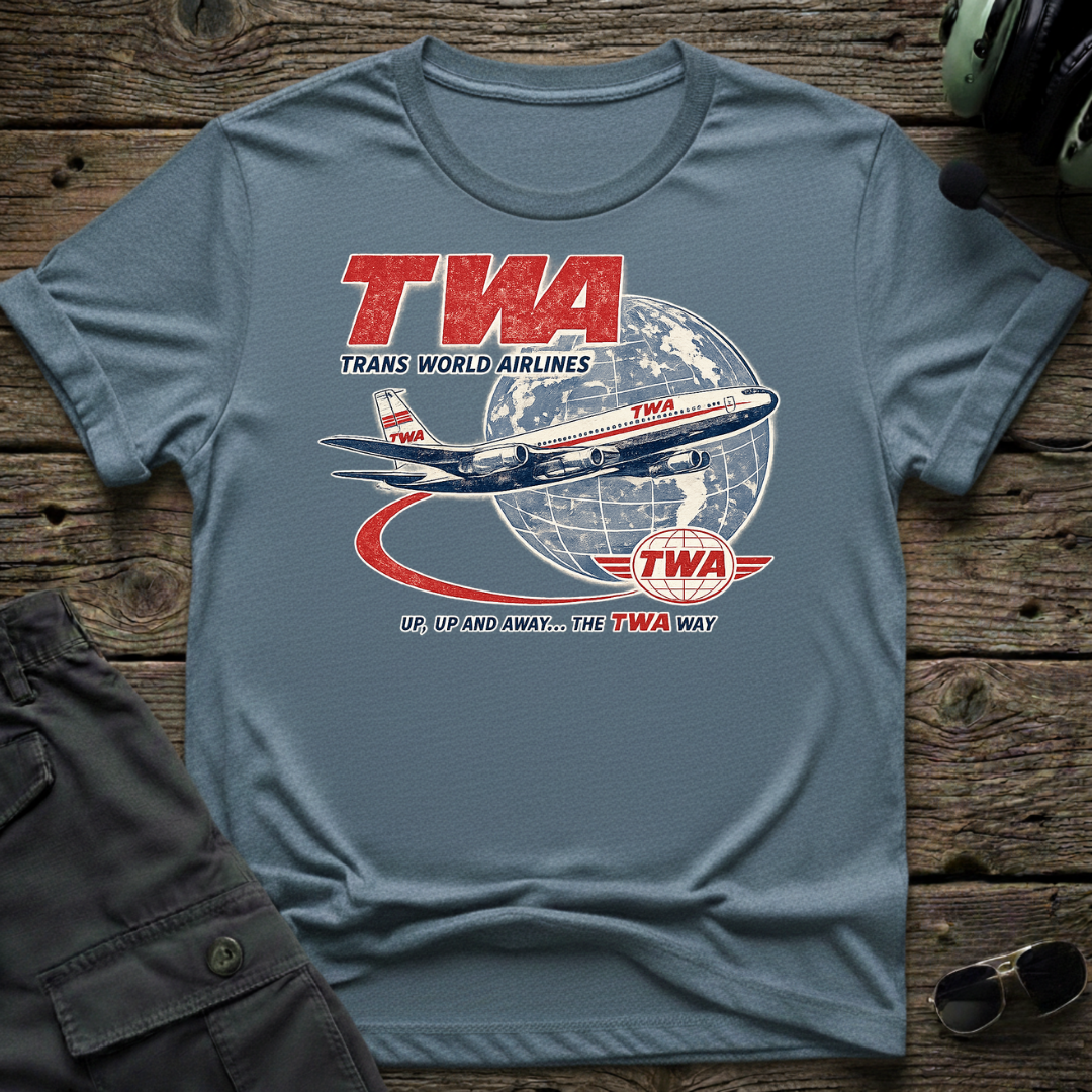Up Up and Away TWA T-shirt