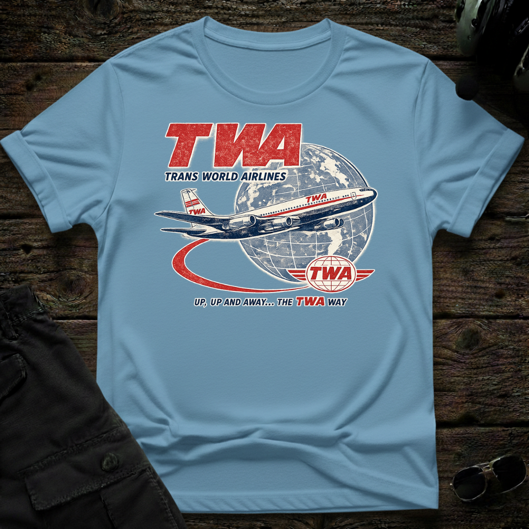 Up Up and Away TWA T-shirt