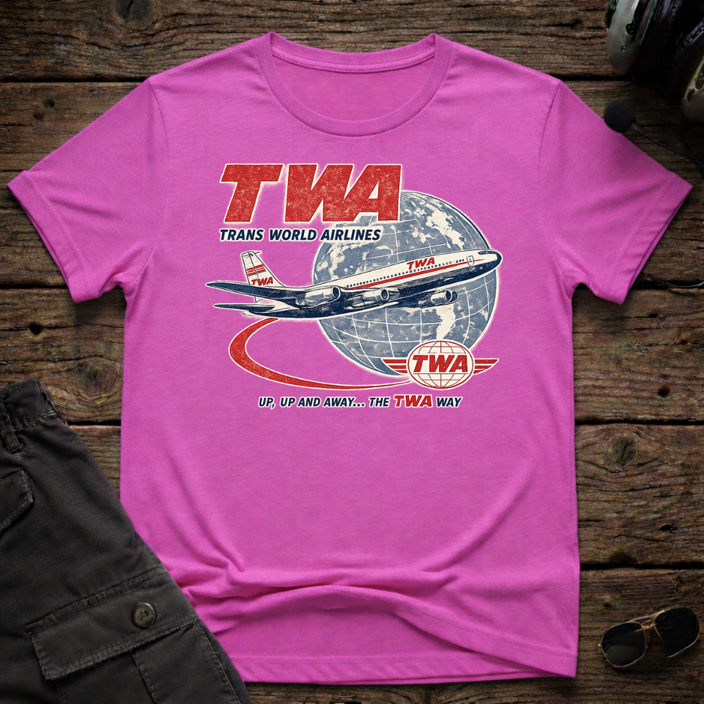 Up Up and Away TWA T-shirt