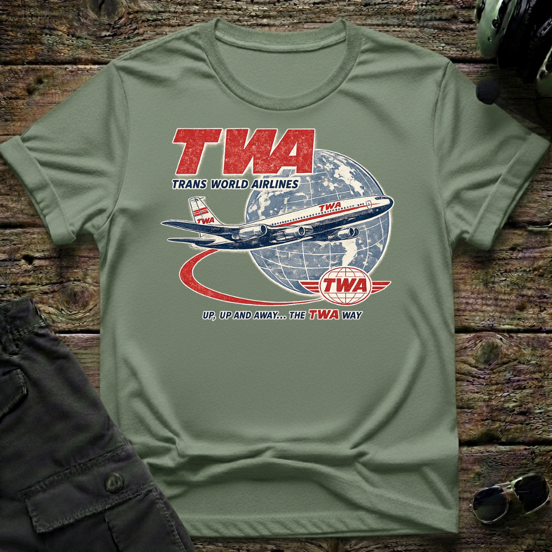 Up Up and Away TWA T-shirt
