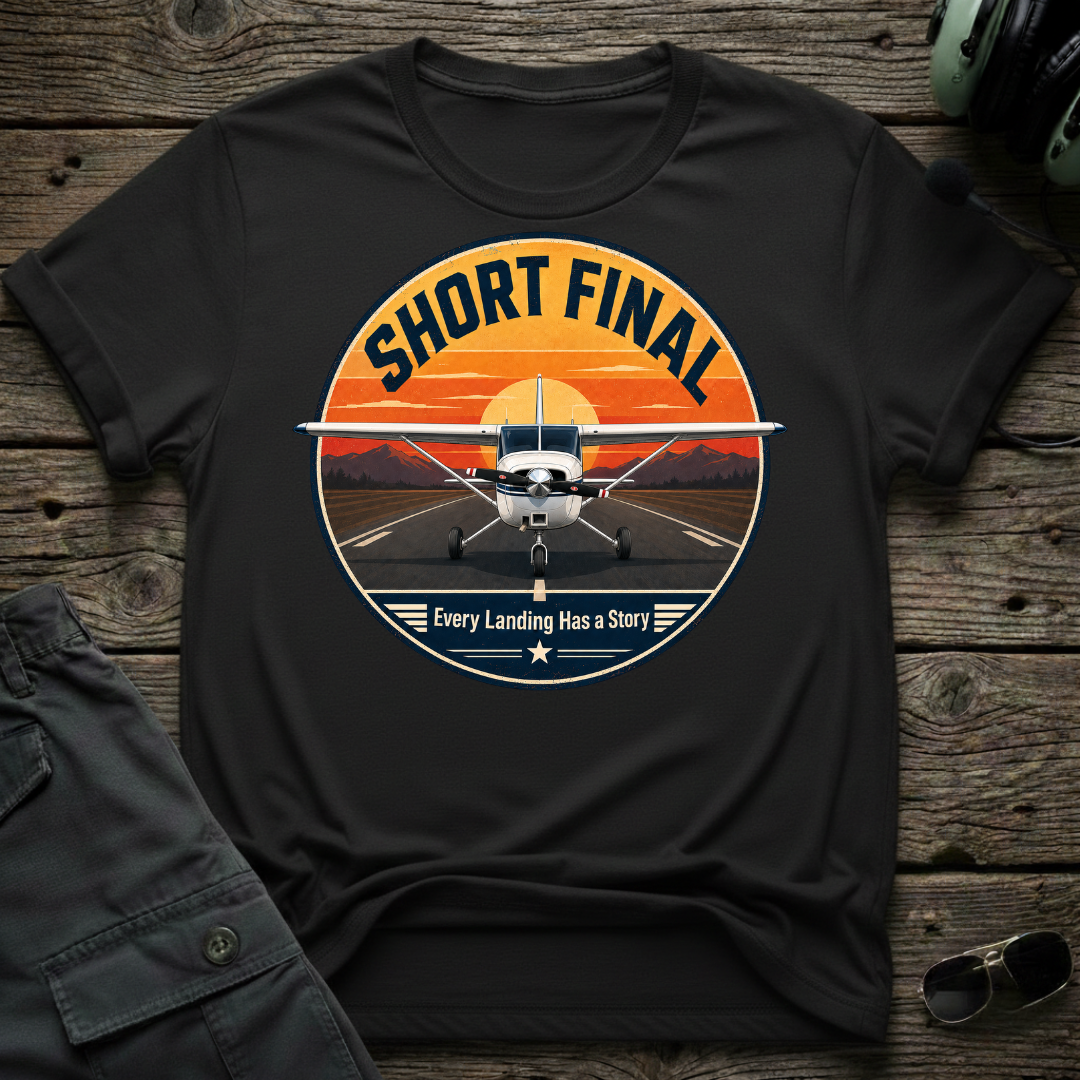 Short Final Cessna T-shirt