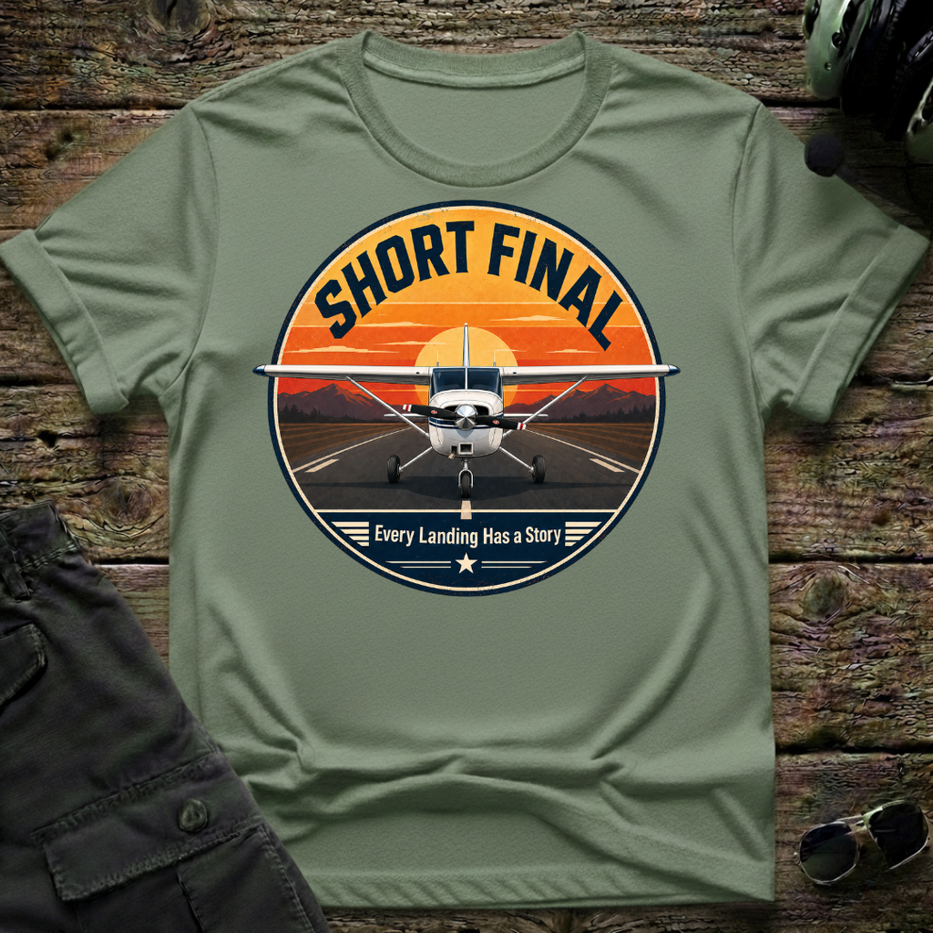 Short Final Cessna T-shirt