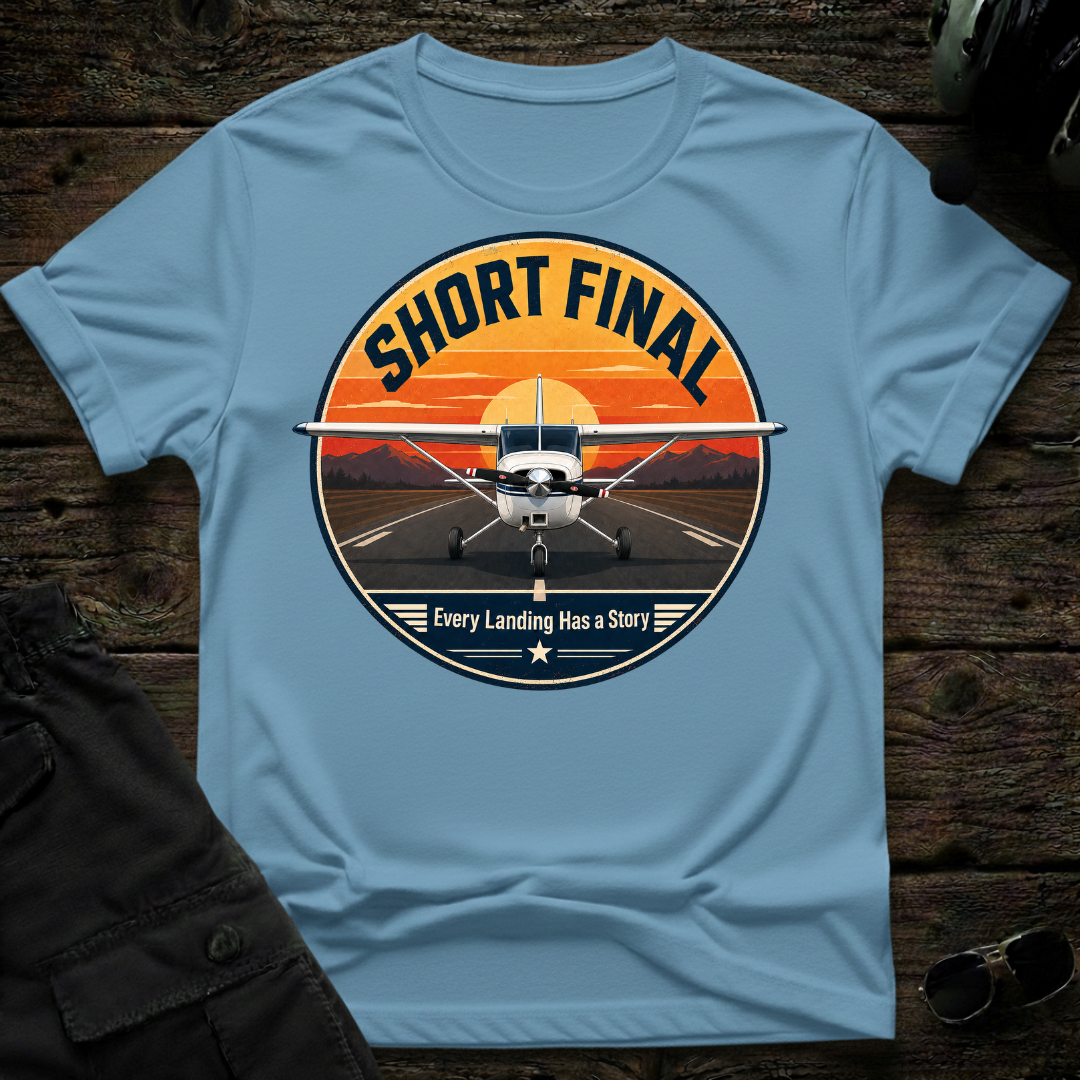 Short Final Cessna T-shirt
