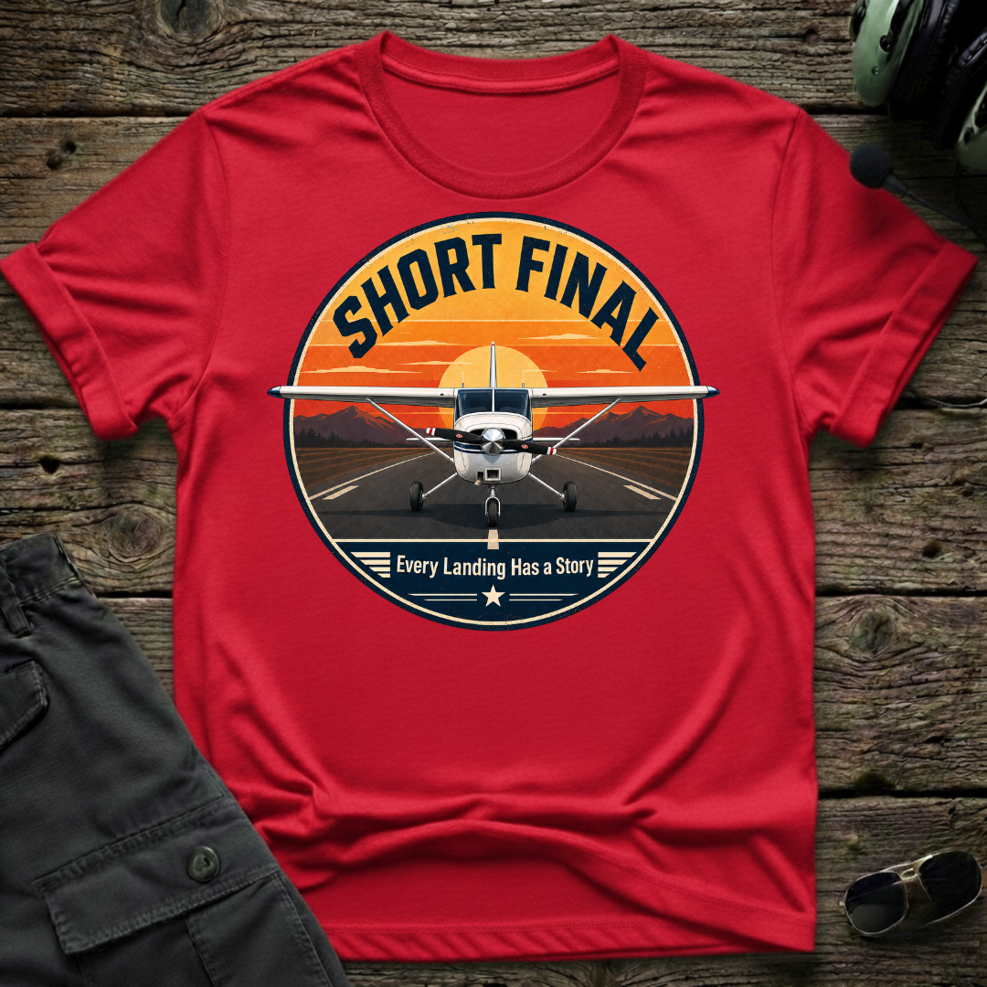 Short Final Cessna T-shirt