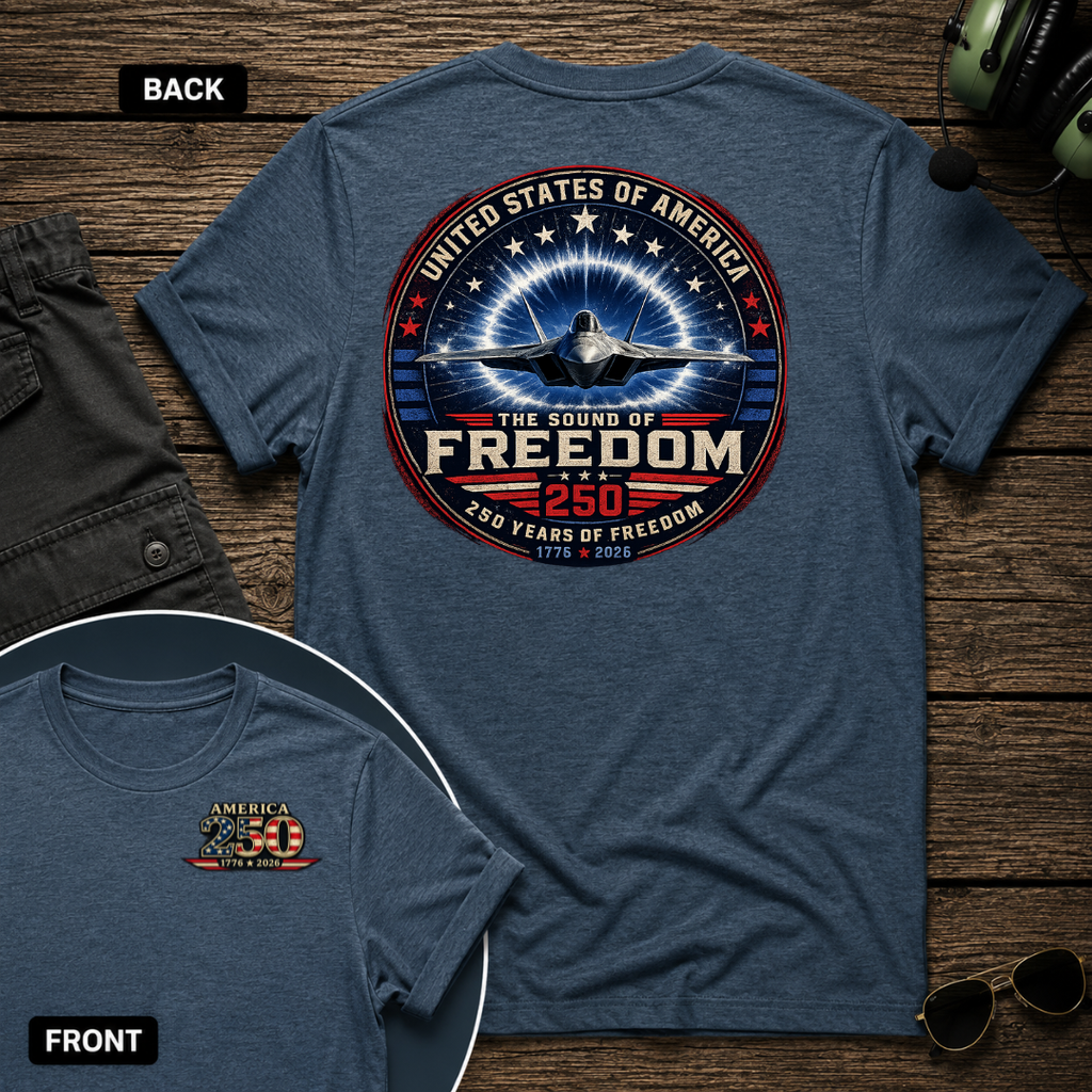Sound of Freedom SS 2 Sided T-shirt