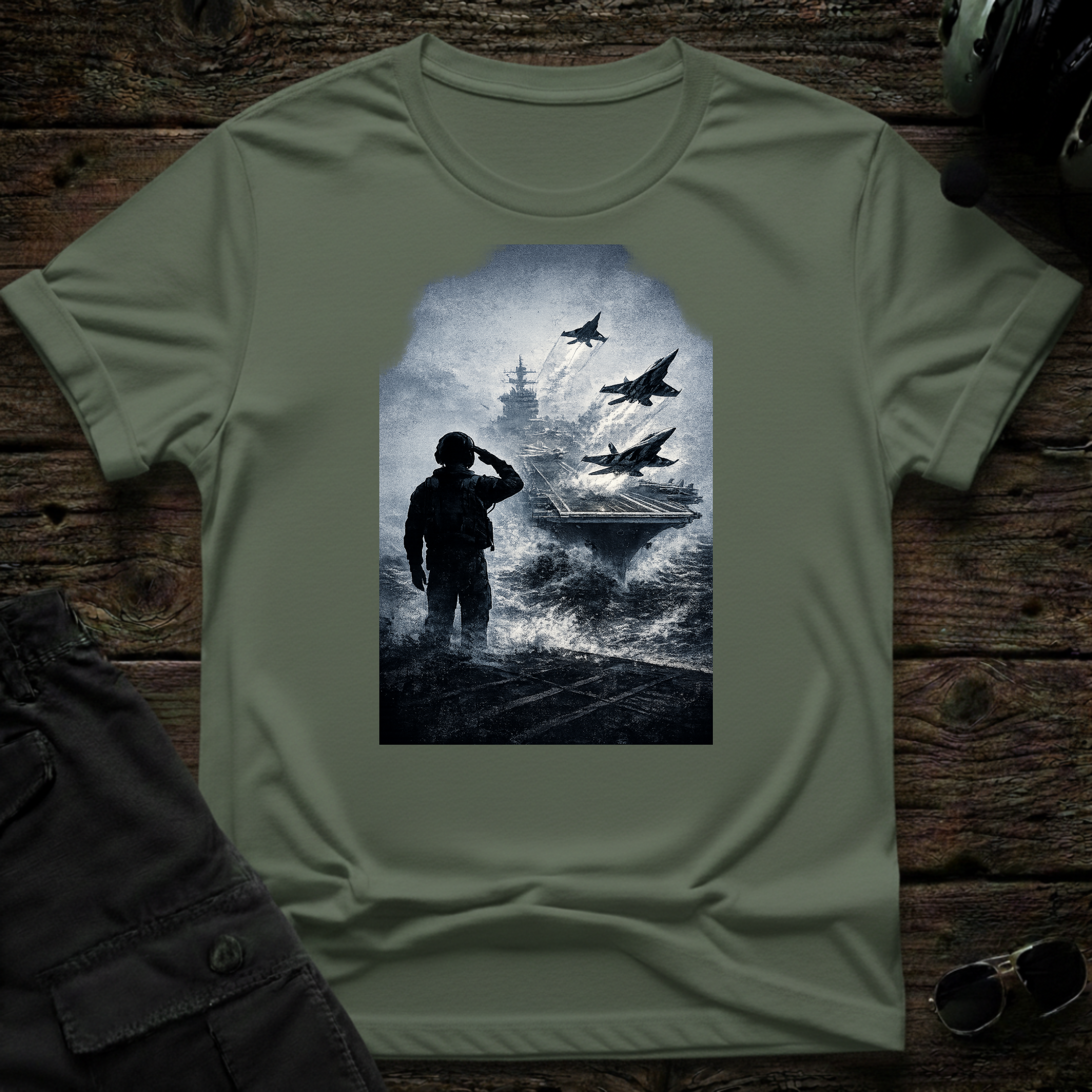 Sailor Salute unisex t-shirt - perfect gift for aviation lovers