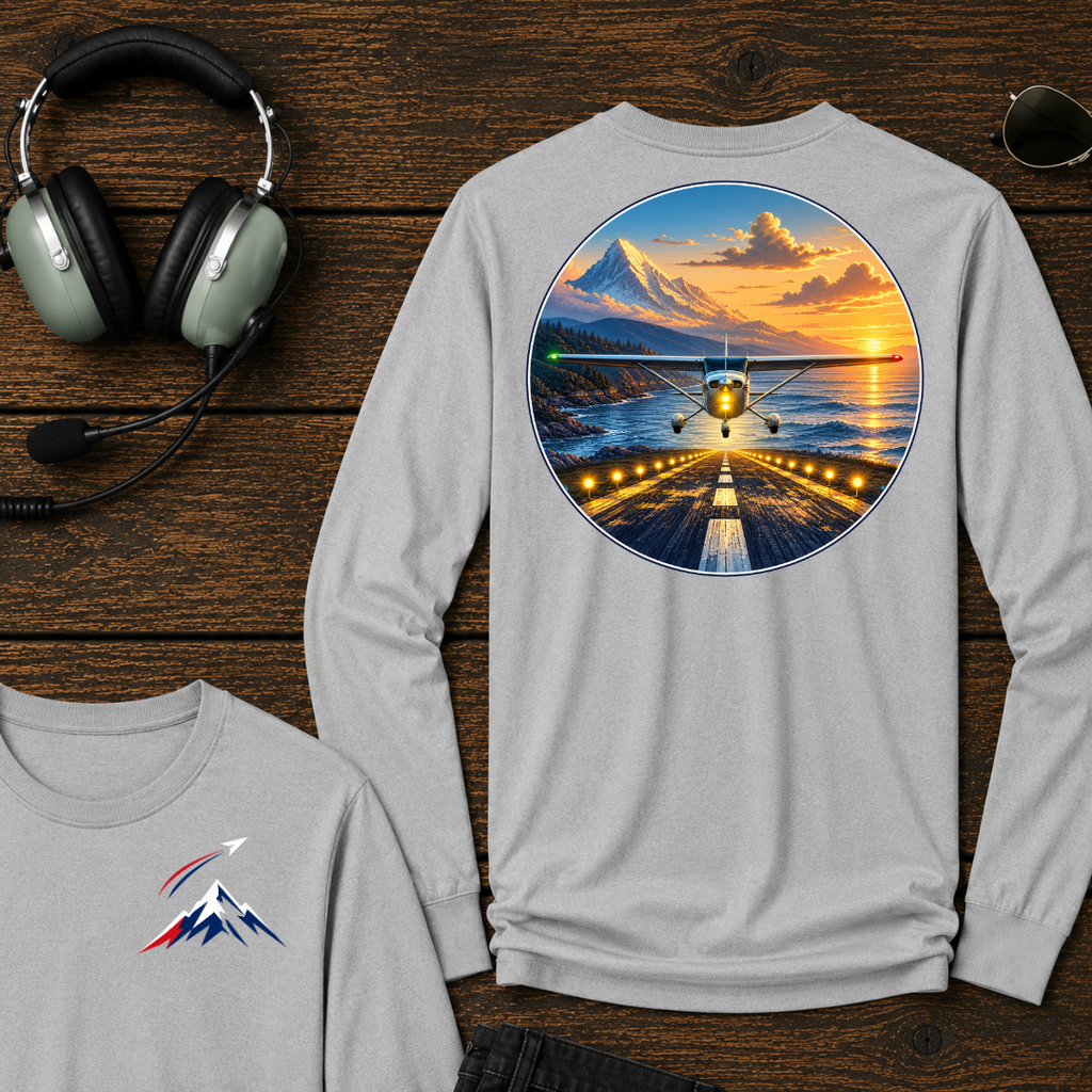 Coastal Cessna Long Sleeve — Cleared4Tees pilot tee