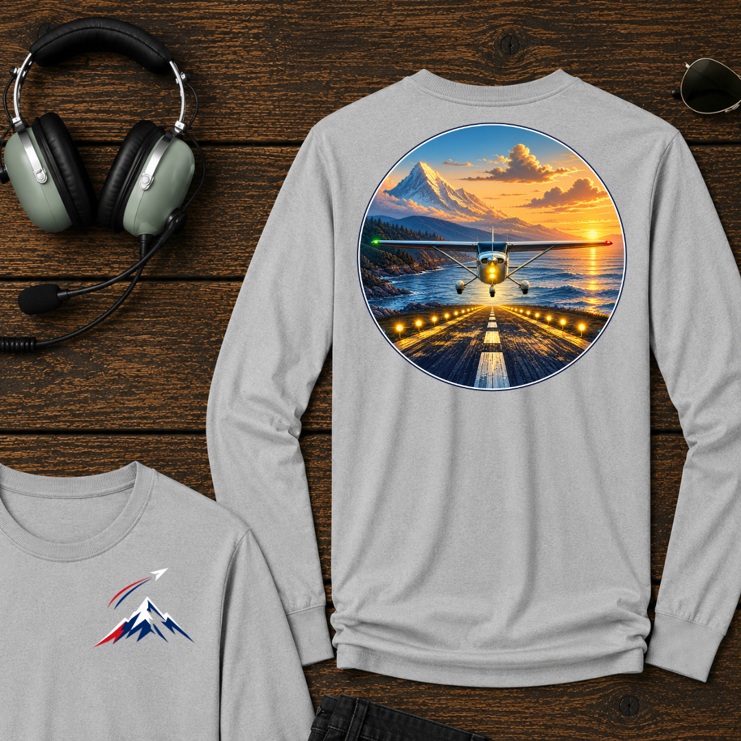 Coastal Cessna Long Sleeve — Cleared4Tees pilot tee