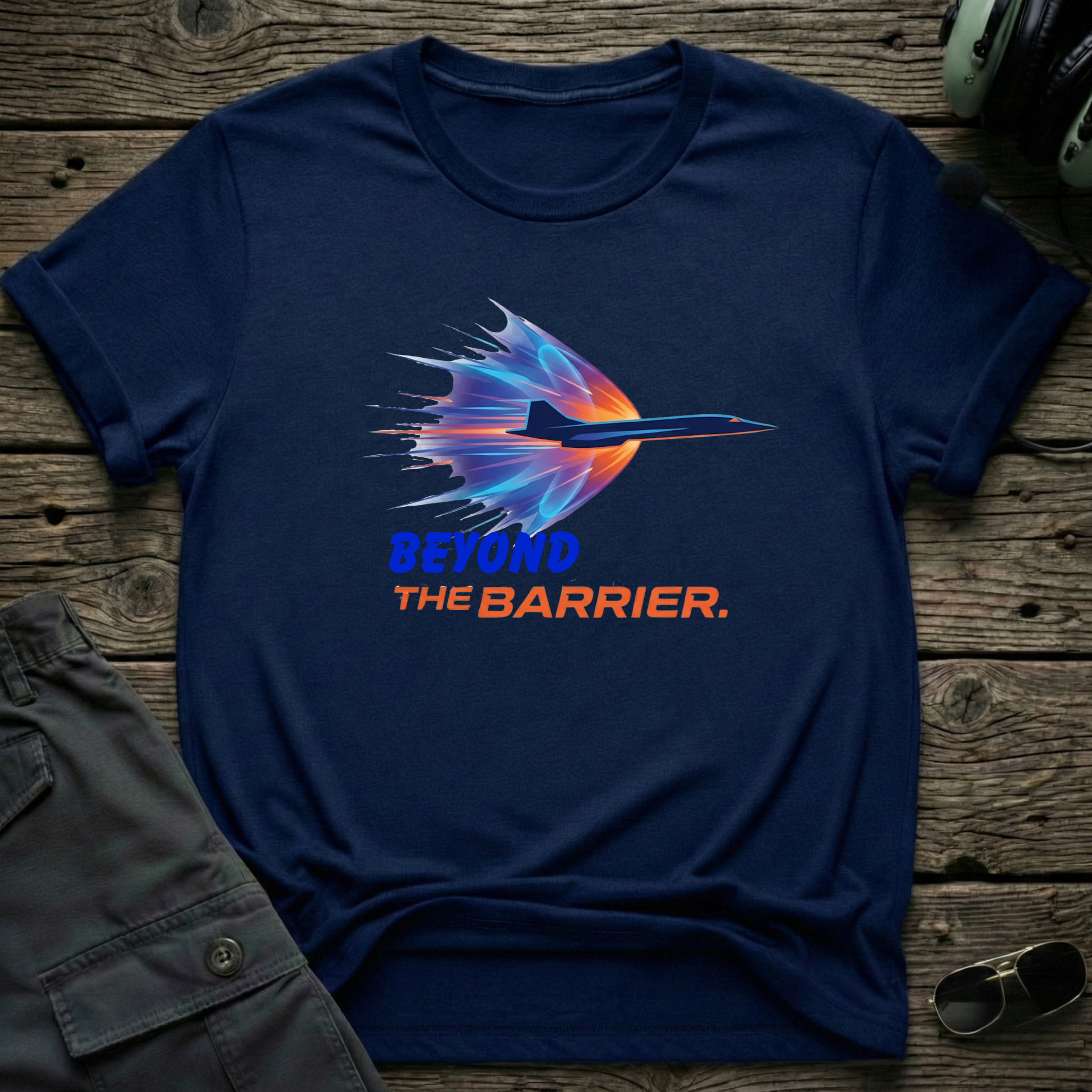 Beyond the Barrier — aviation t-shirt