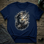 Liberty Burst front view - premium aviation tee for pilots